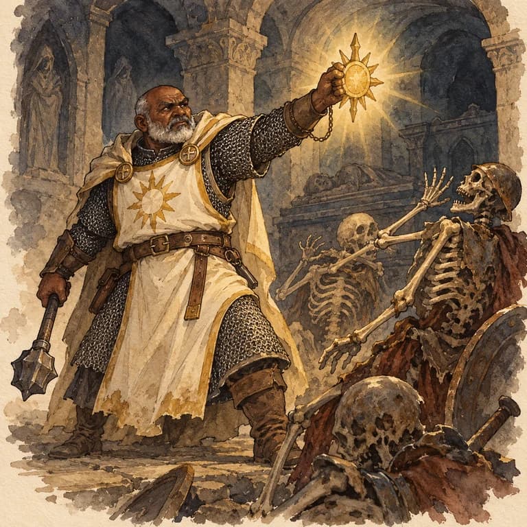 Cleric in action