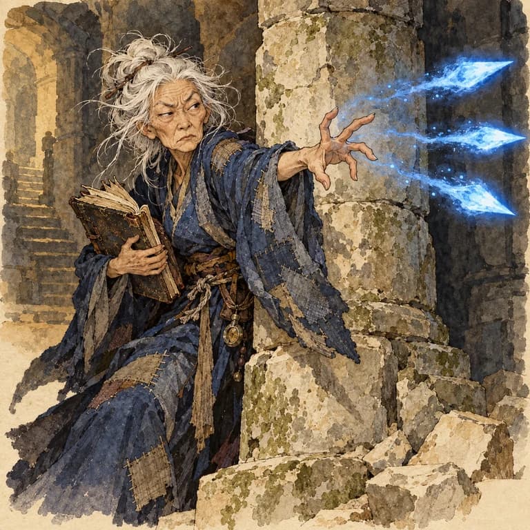 Magic User in action
